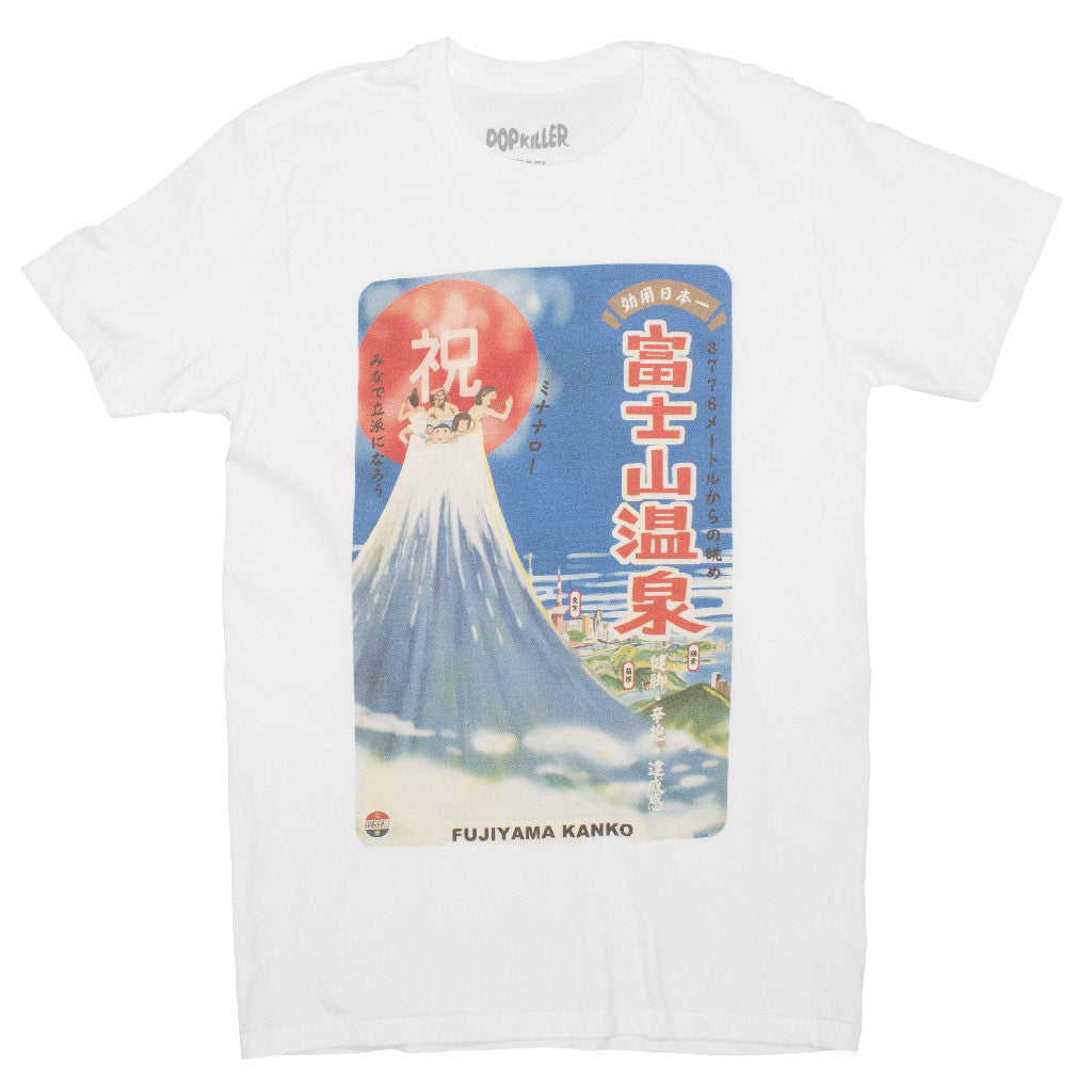 Popkiller Artist Series Anraku Mt. Fuji Hot Springs Classic T-shirt