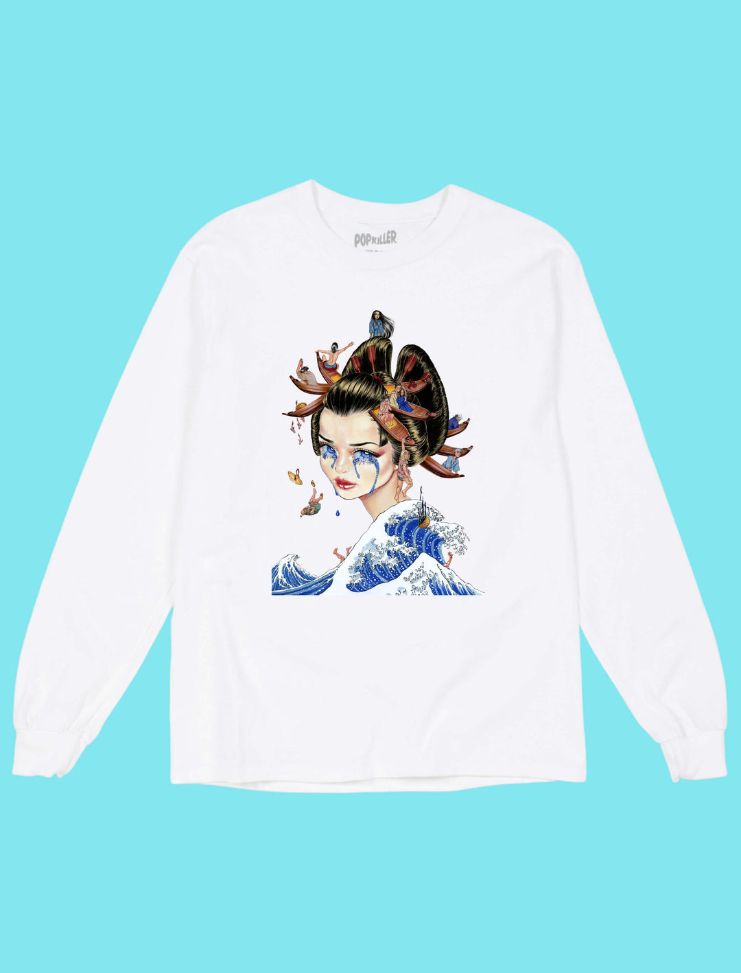 Popkiller Artist Series Cogumeli Kanagawa Long Sleeve