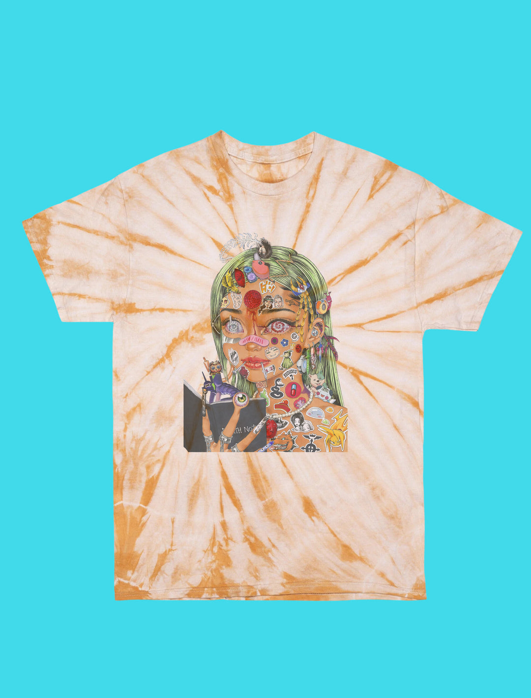 Popkiller Artist Series Cogumeli Manga Obsession Tie Dye Classic T-shirt