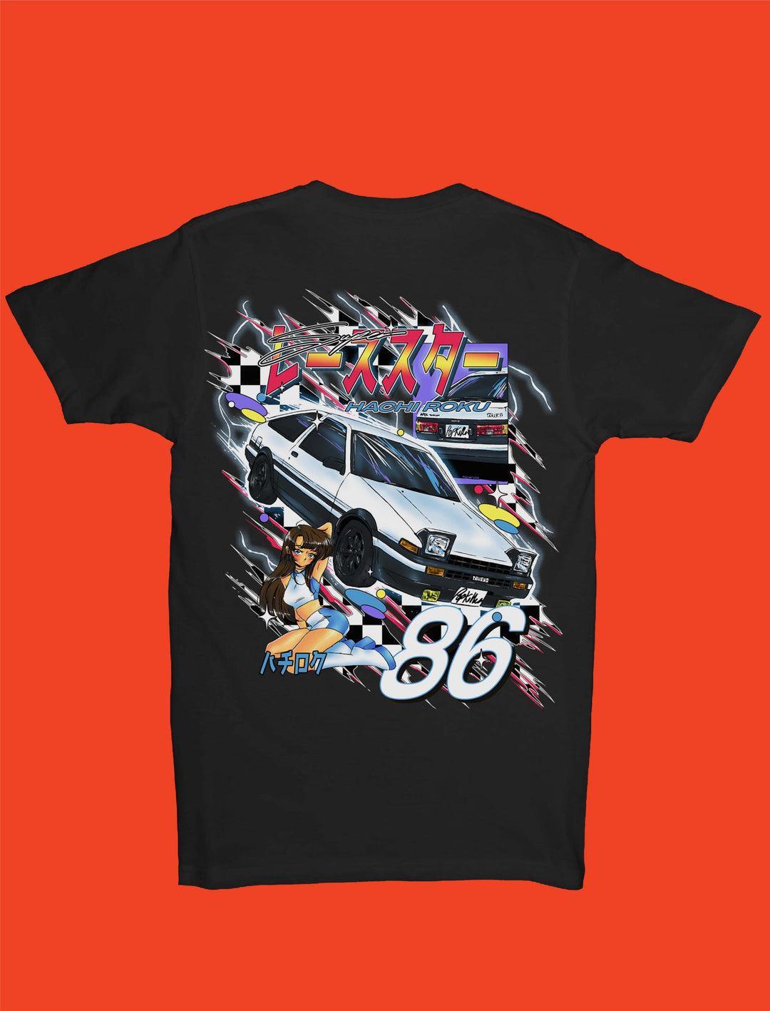 Popkiller Artist Series Mizucat Hachiroku Racing Classic T-shirt