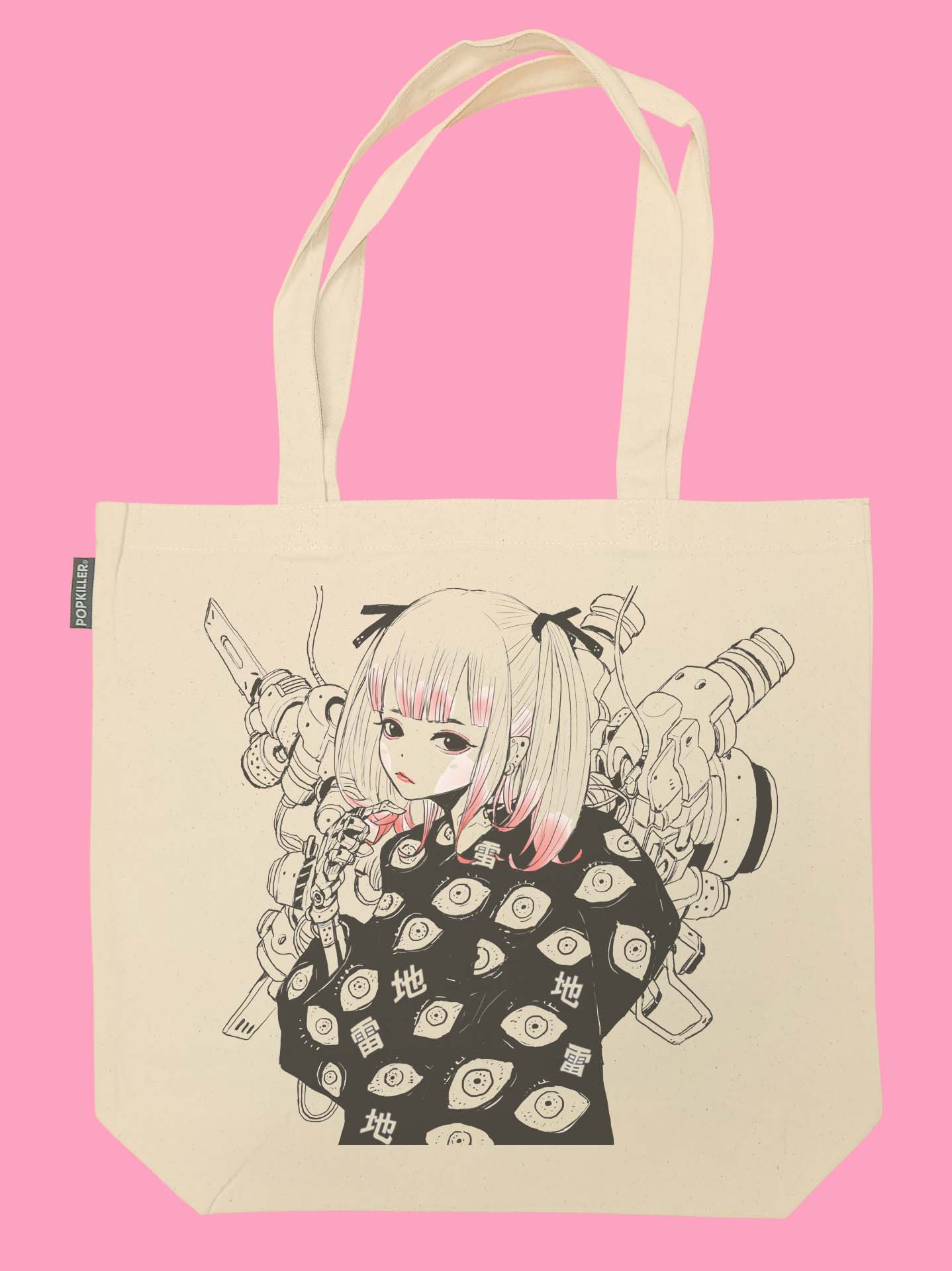 Anime Tote Bag/ Cotton - Etsy