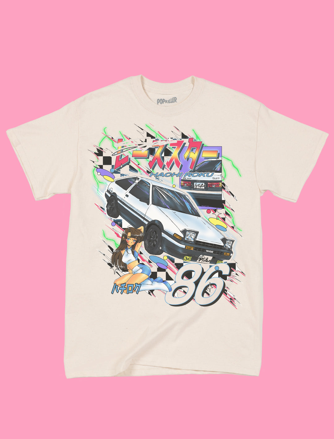 Popkiller Artist Series Mizucat Hachiroku Racing Classic T-shirt