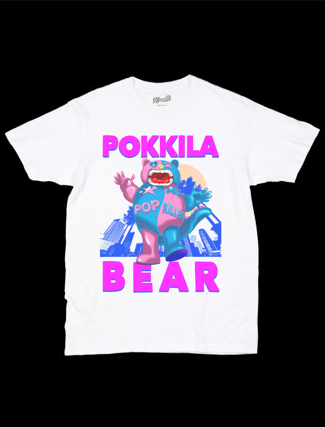 Popkiller Artist Series Todd Blackwood Pokkila Bear Invasion  Classic T-shirt