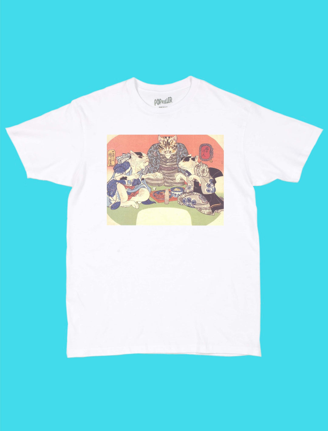 Ukiyoe  Kuniyoshi Cats Dinner Classic T-shirt