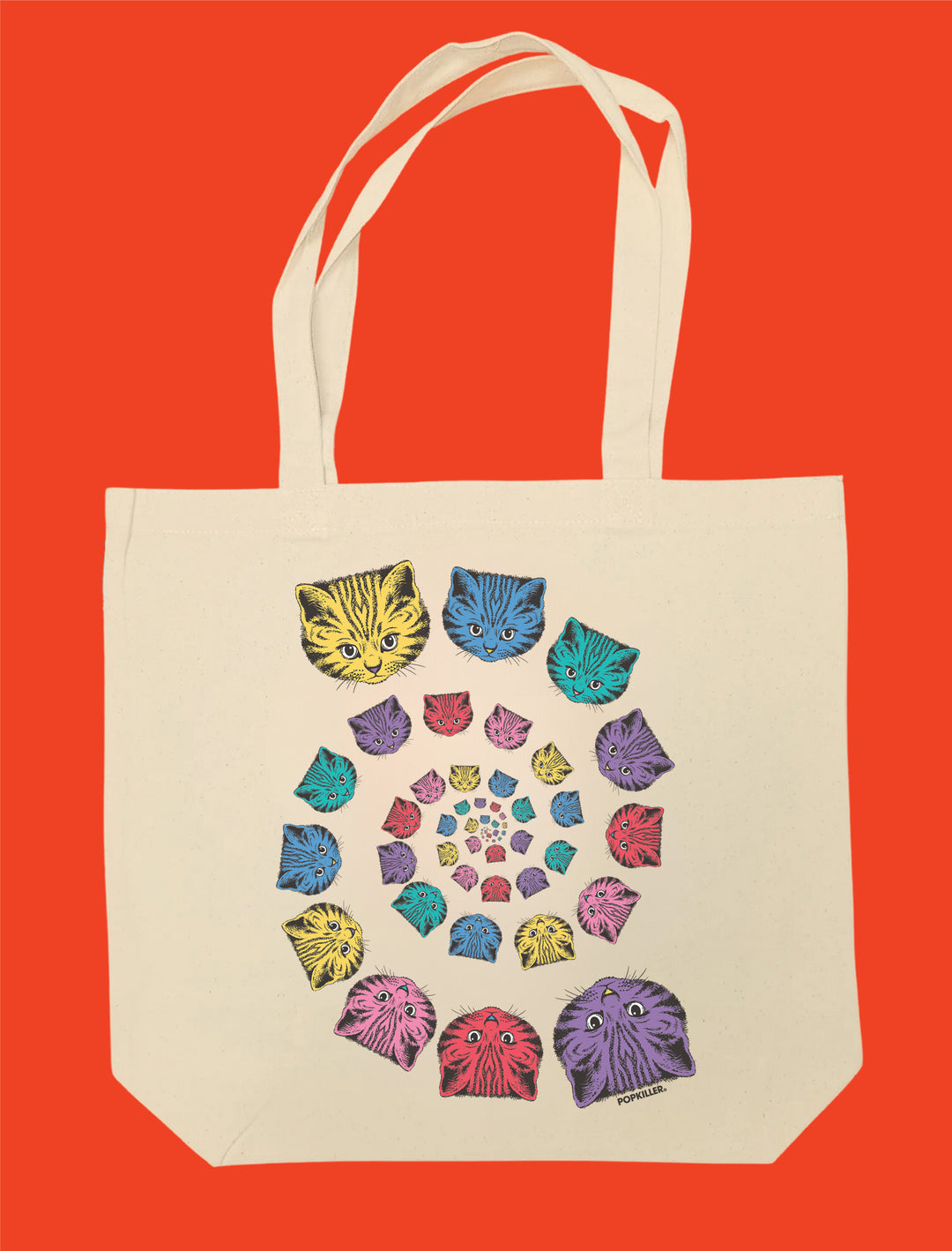 Spiral Cats Tote Bag