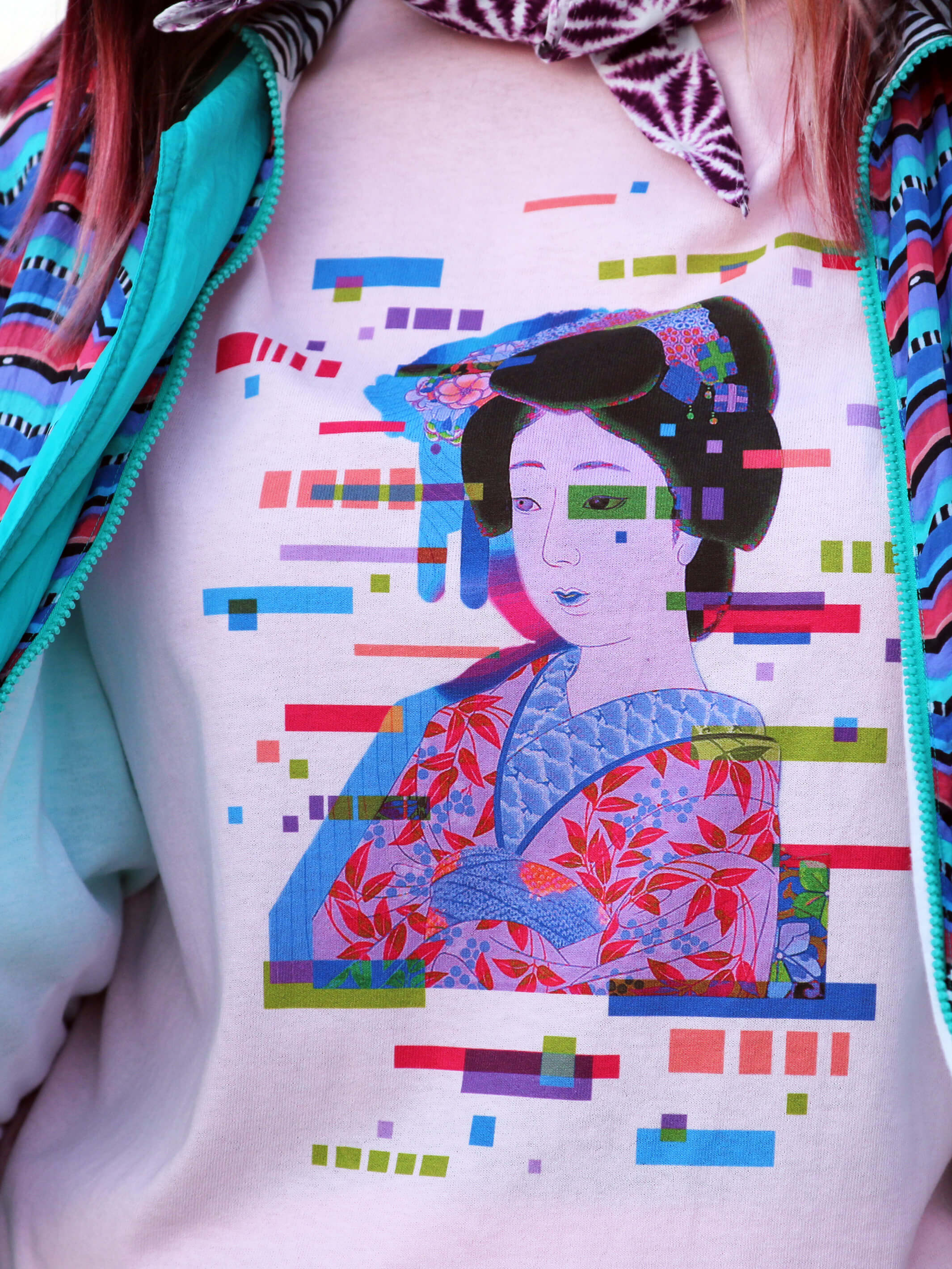 Neo Ukiyoe Glitchin the Maiko Classic T-shirt – Popkiller