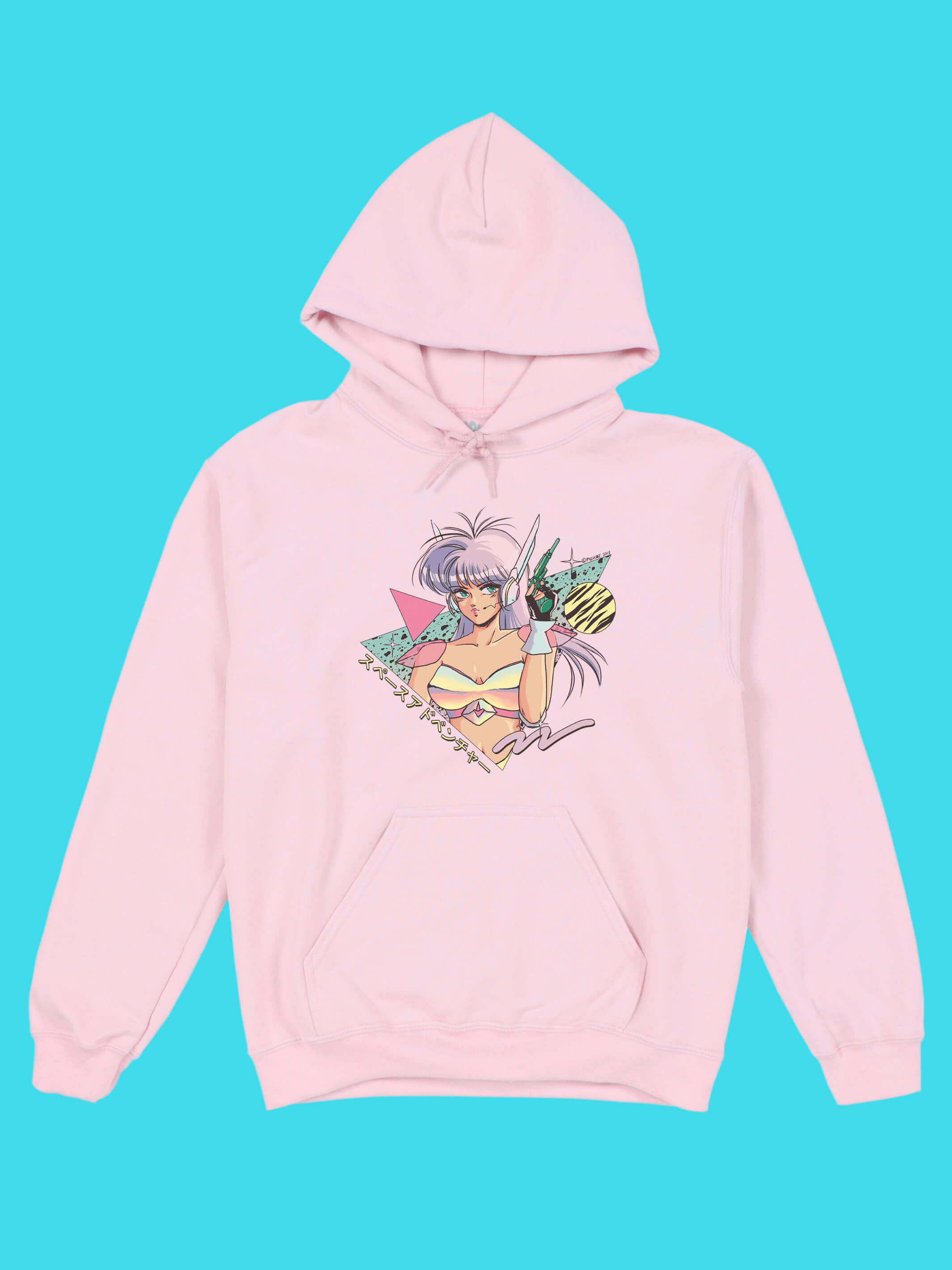 Popkiller Artist Series Mizucat Space Adventure Pullover Hoodie