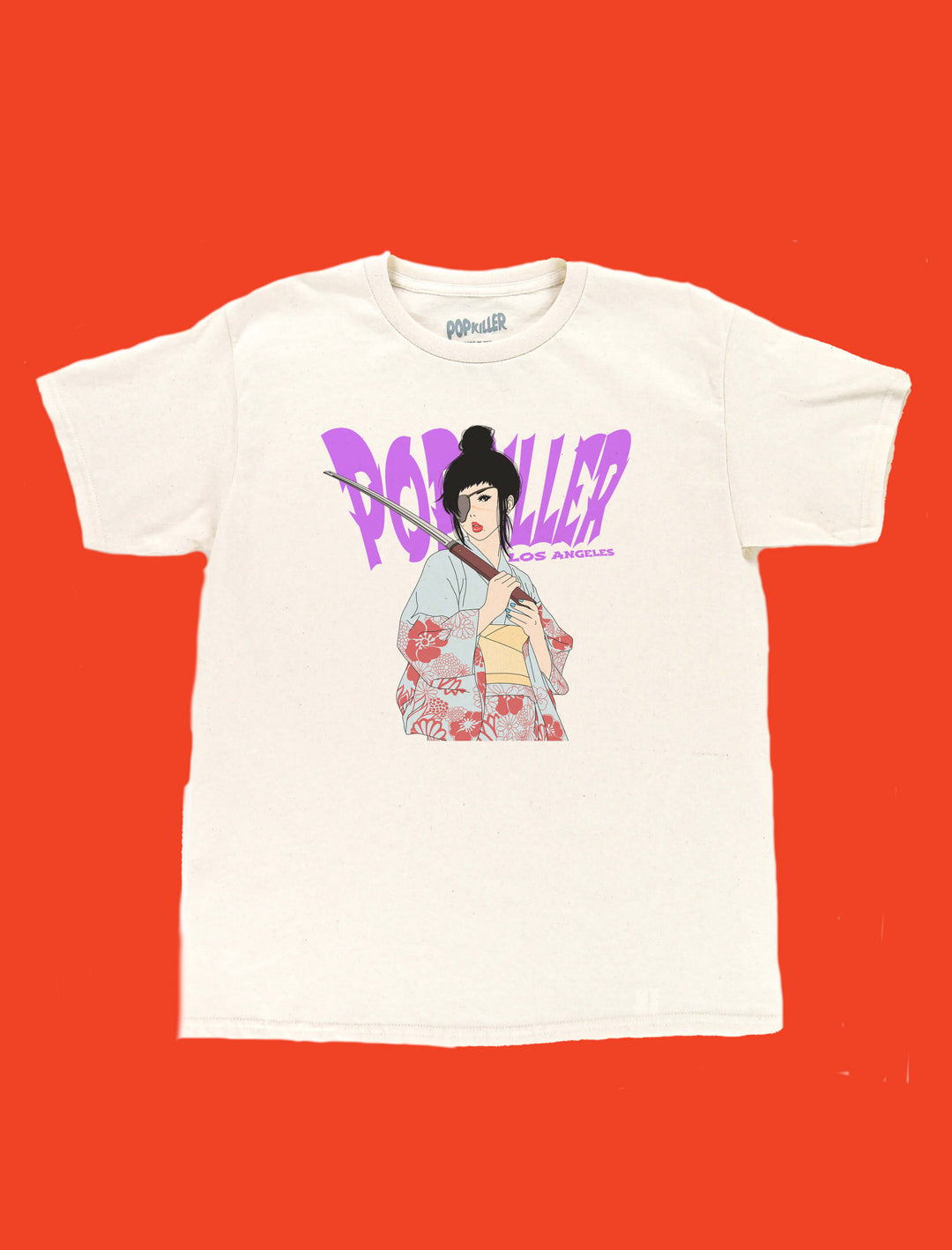 Popkiller Artist Series Sagaken Dokugan Girl Youth T-Shirt Natural / M/L