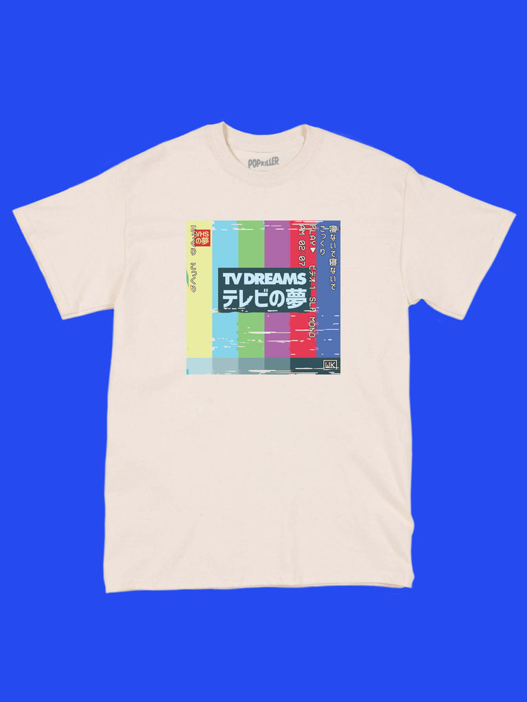 Popkiller Artist Series Warakami Vaporwave Totally Sad Classic T-Shirt Black / S