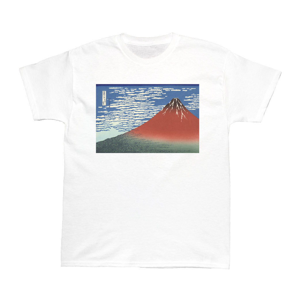 Japanese Ukiyoe Hokusai Akafuji Youth T-shirt – Popkiller