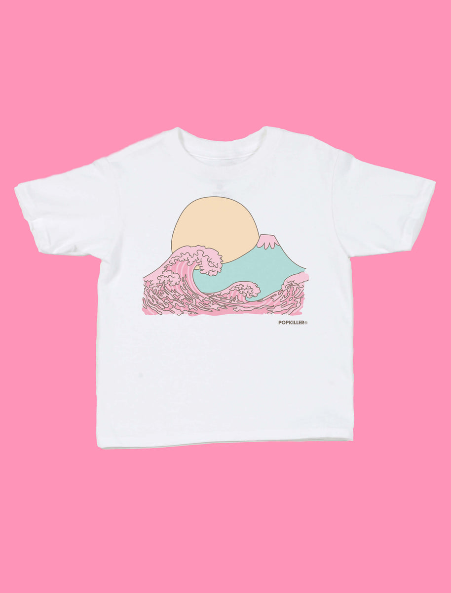 Pastel Wave Kid's T-shirt – Popkiller