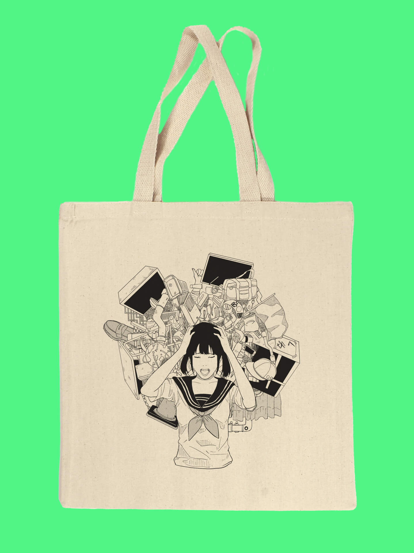 Buy Anime Tote Bag Online In India - Etsy India