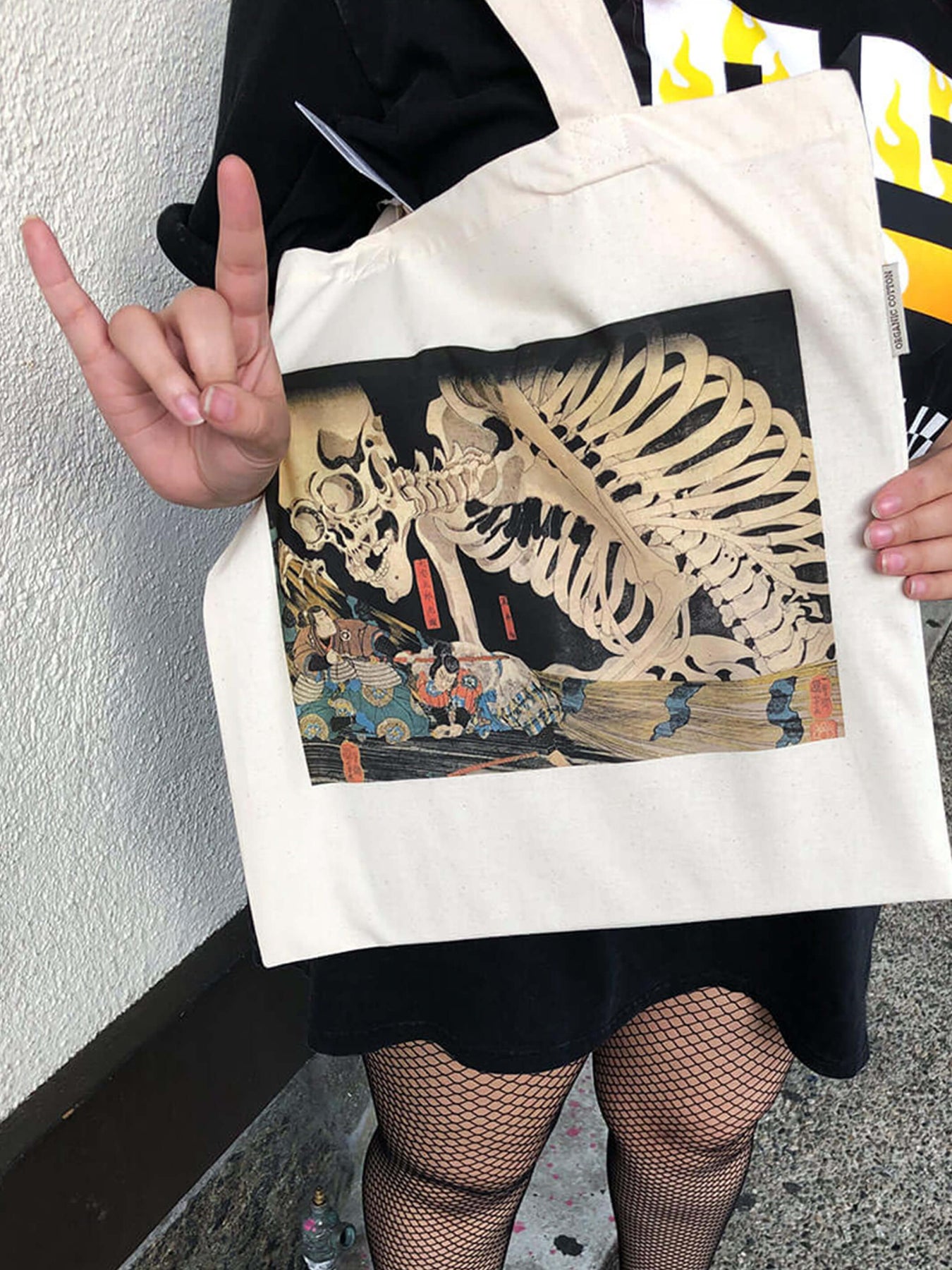 Popkiller Artist Series Mizna Wada Kwaidan Tote Bag